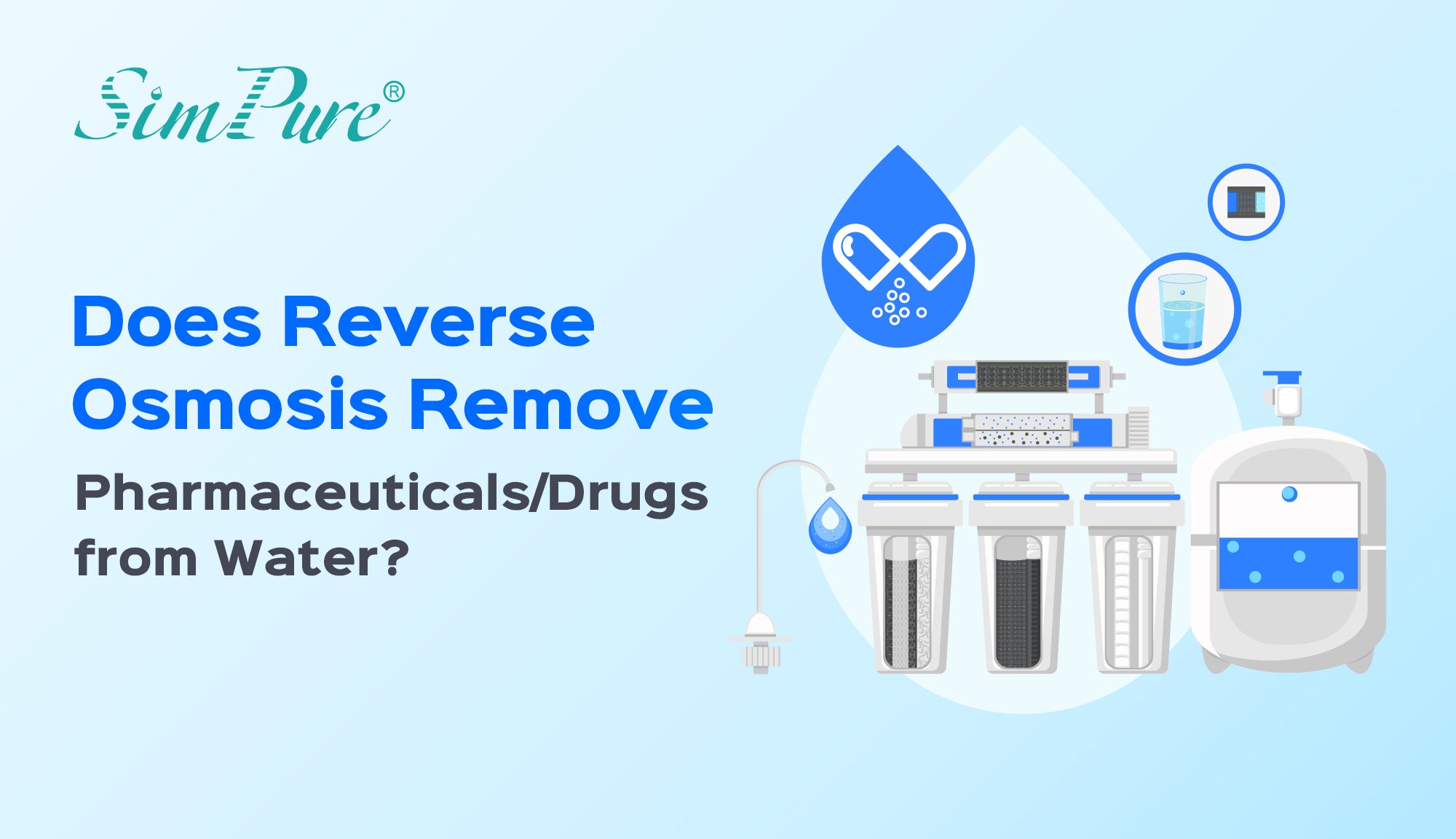 does reverse osmosis remove pharmaceuticals from water