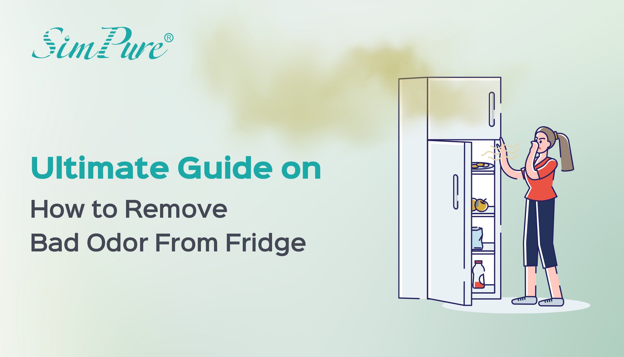 how to remove bad odour from fridge