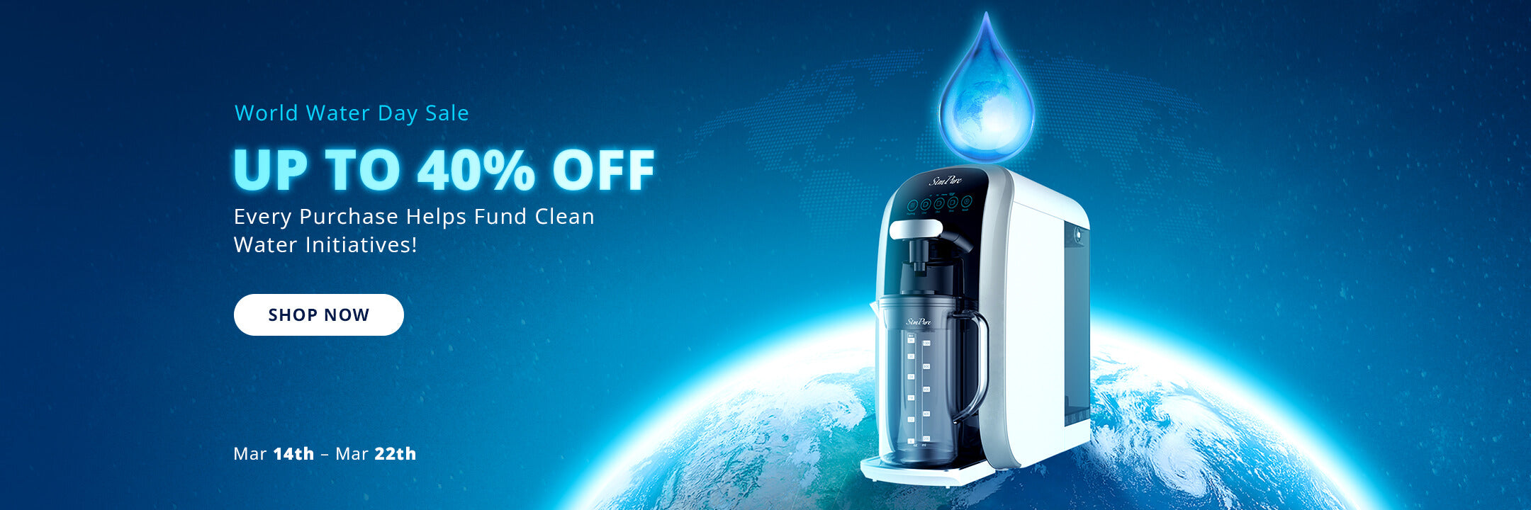 SimPure World Water Day Sale | Up To 40% OFF