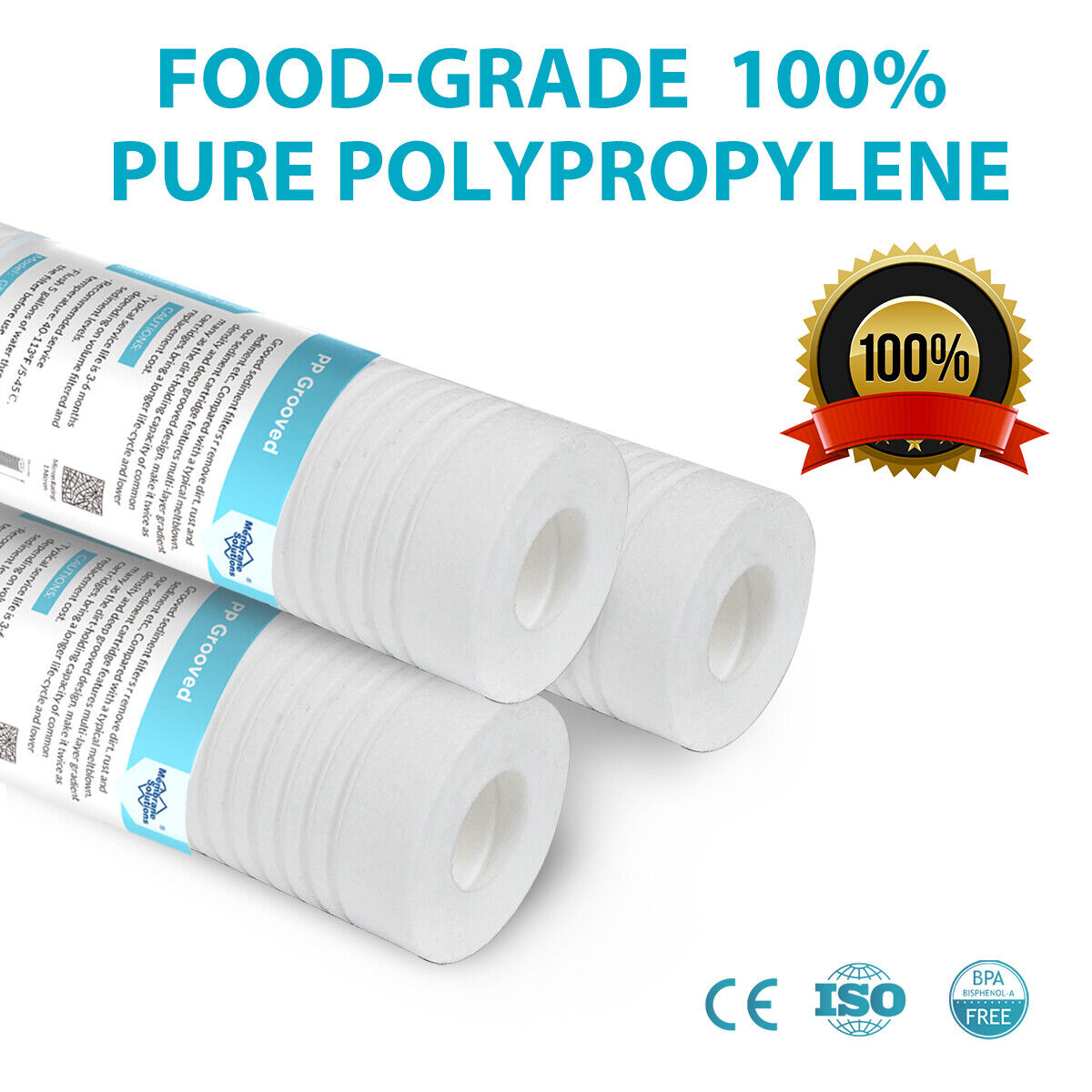 Food-safe plastic adhesive for filter elements