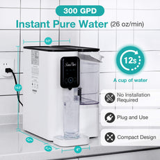 SimPure Y9A 300GPD 6-Stage Alkaline Countertop RO System with Remineralization