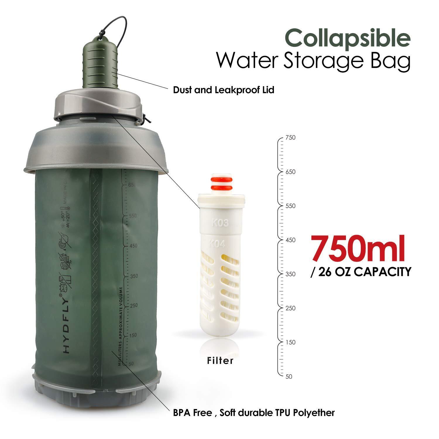 SimPure Water Bottle Filter Replacement Parts